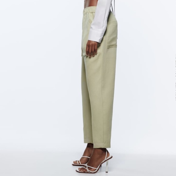 New with tags Zara high waisted pants with pockets - Picture 5 of 10